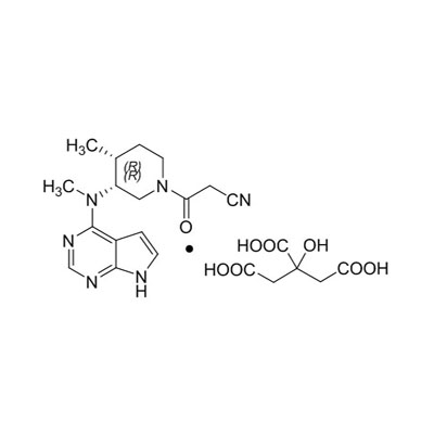 (3R,4R)-4-Metil-3-(metil-7H-pirrolo[2,3-d]pirimidin-4-ilamino)-b-oxo-1-piperidinepropanenitrilo: 2-Hidroxi-1,2,3- propanotrikarboxilatoa