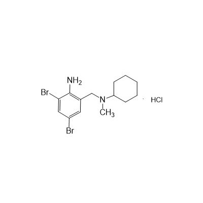 2-amino-3,5-dibromo-N-ziklohexil-N-metilbenzilamina klorhidratoa