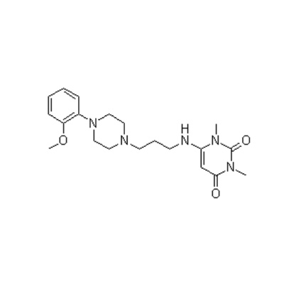 6-[[3-[4-(2-metoxifenil)-1-piperazinil]propil]amino]-1,3-dimetil-2,4(1H,3H)-pirimidindiona klorhidratoa